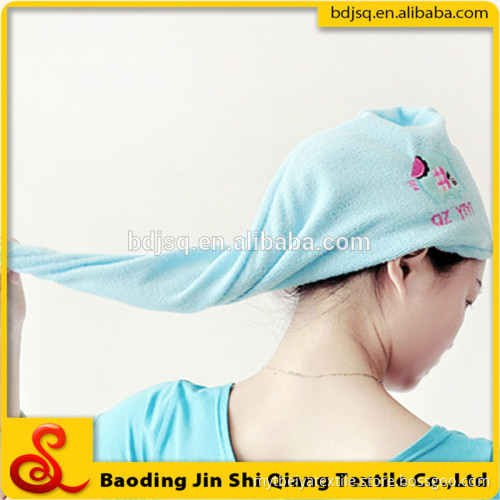 Microfiber Hair Drying Turban Towel Super Absorbent with Button Closure